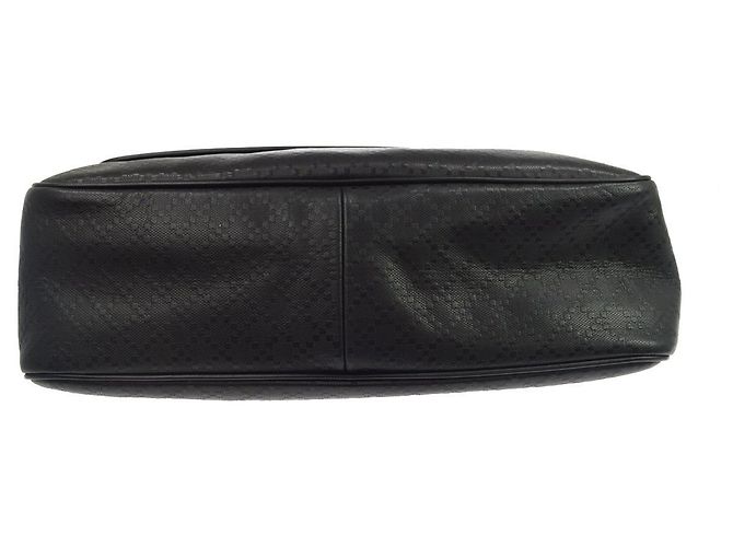 Gucci Lux Flap Messenger Diamante Leather Large Noir - vue 7