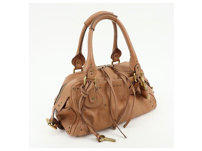 Chloé Chloe Paddington Leather Medium Marrom - vista 4