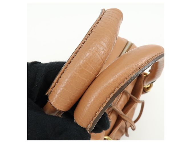 Chloé Chloe Paddington Leather Medium Marrom - vista 6