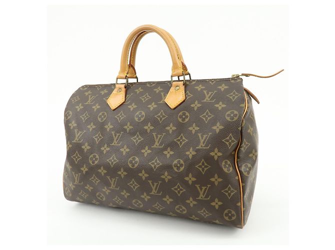 Louis Vuitton Speedy Monogram Canvas 35 Marron - vue 3