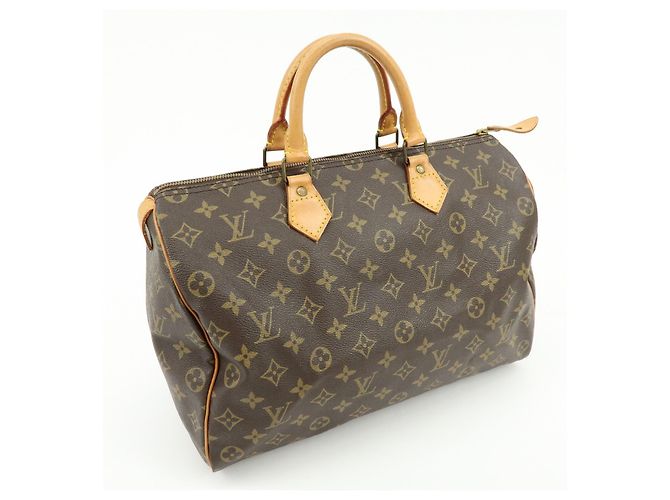 Louis Vuitton Speedy Monogram Canvas 35 Marron - vue 4