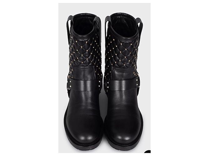 Botines de piel Valentino Rockstud - EU 36.5 De segunda mano - vista 2