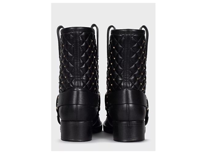 Botines de piel Valentino Rockstud - EU 36.5 De segunda mano - vista 4