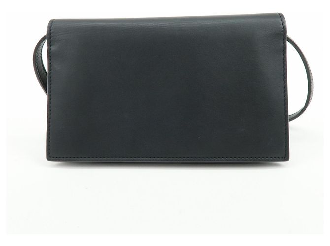 Cartera Gucci Interlocking Wallet on Chain de piel Negro - vista 2