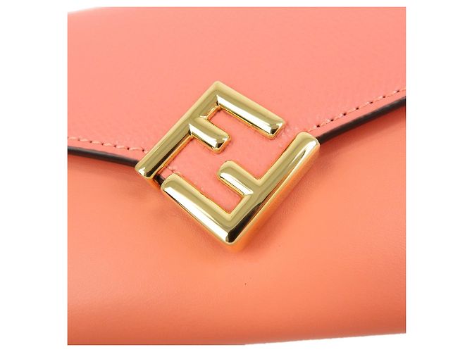 Fendi FF Diamonds Continental Chain Leather Pink - Ansicht 6