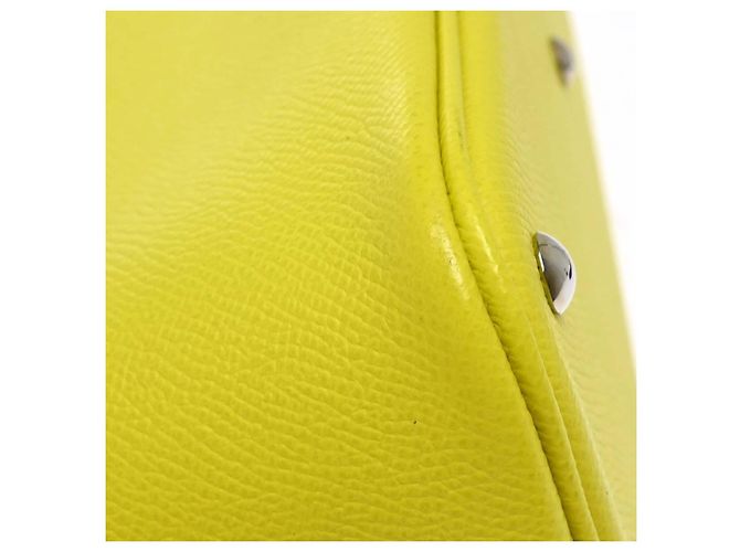 Hermès Hermes Bolide Epsom 27 Giallo - vista 7