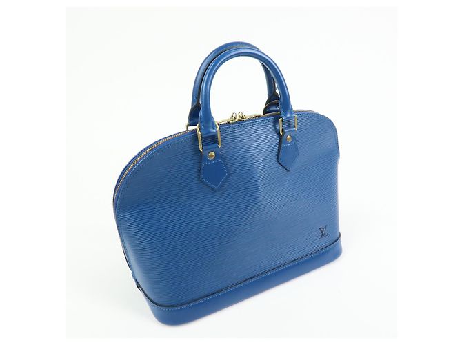 Louis Vuitton Alma Epi Leather MM Bleu - vue 4