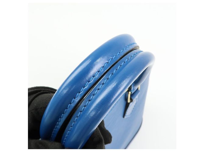 Louis Vuitton Alma Epi Leather MM Bleu - vue 7
