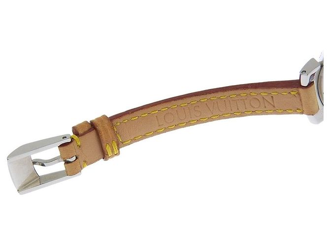 Louis Vuitton Tambour Quartz Stainless Steel 28 - Ansicht 7