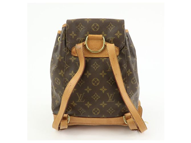 Louis Vuitton Montsouris Monogram Canvas Castaño - vista 2