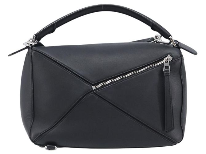 Loewe Puzzle Leather Medium Schwarz - Ansicht 2