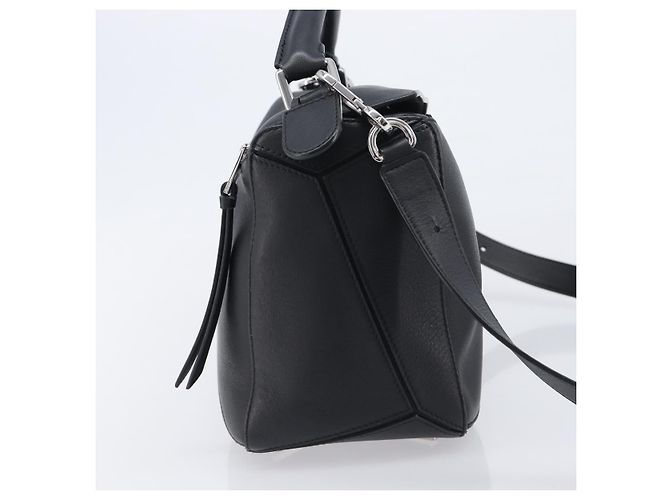 Loewe Puzzle Leather Medium Schwarz - Ansicht 4