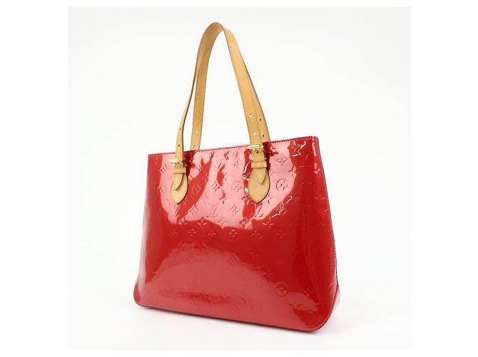 Louis Vuitton Brentwood Monogram Vernis Rosso - vista 4