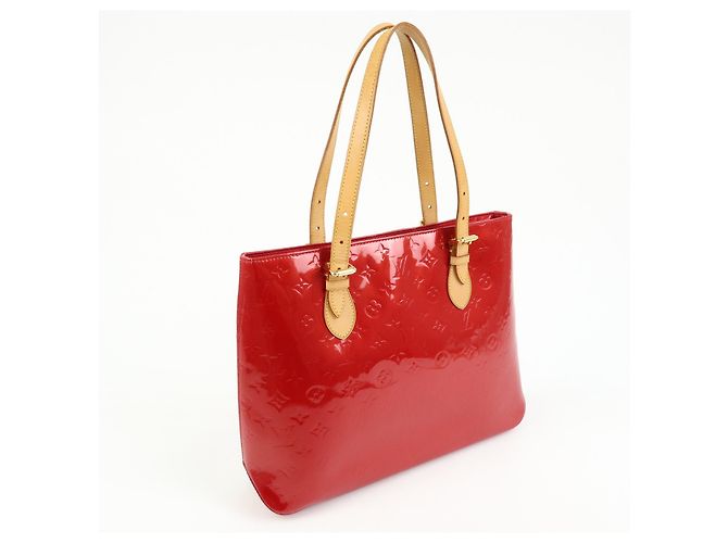 Louis Vuitton Brentwood Monogram Vernis Rosso - vista 5