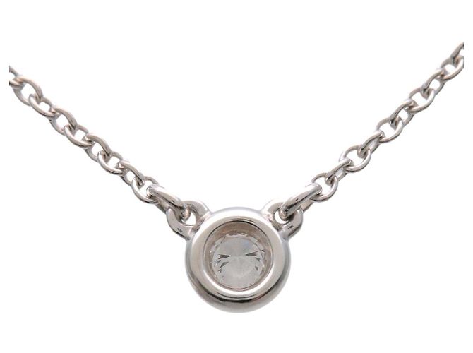 Tiffany & Co. Elsa Peretti Diamonds By The Yard Platin mit Diamant .08CT Silber - Ansicht 2