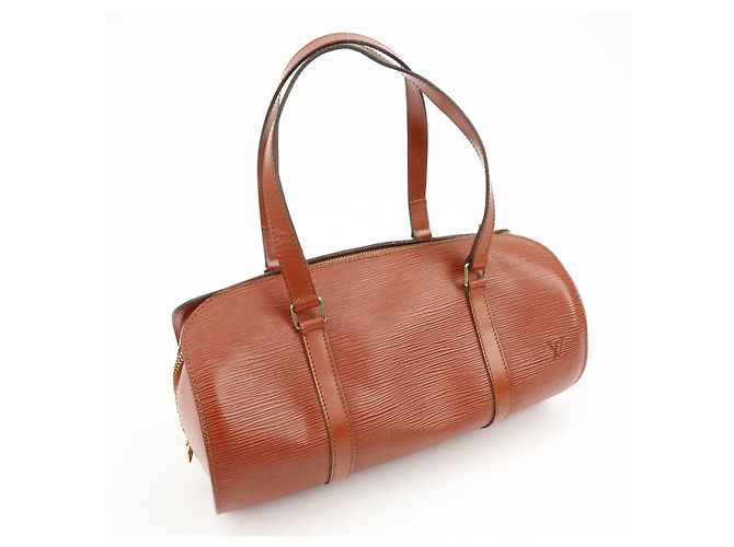 Louis Vuitton Soufflot Epi Leather Castaño - vista 4