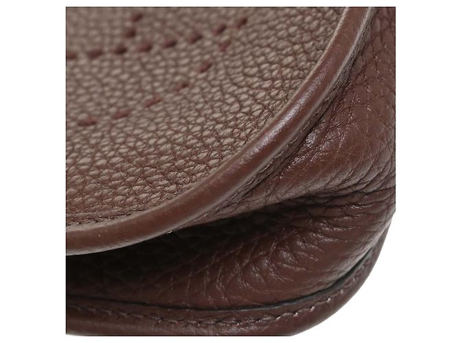 Hermès Borsa Hermes Evelyne Gen II Clemence TPM Marrone - vista 6
