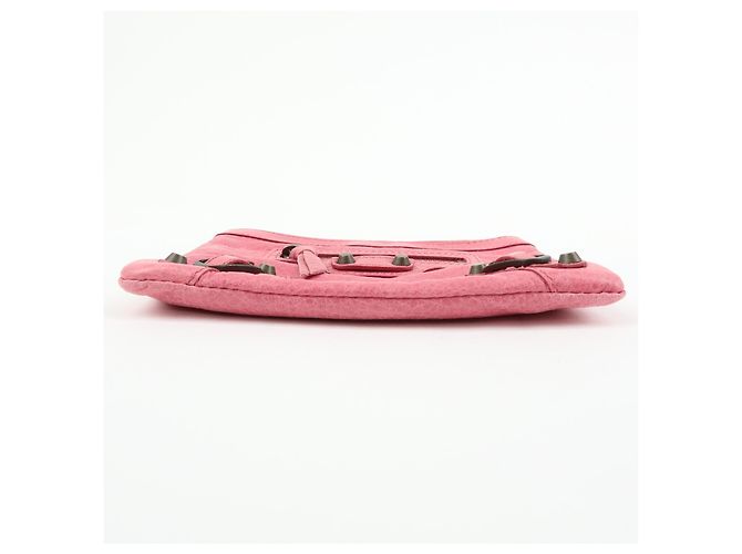 Balenciaga Classic Studs Reporter Leather XS Rosa - vista 5
