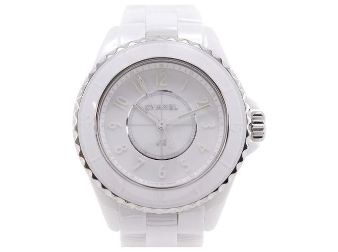 Chanel J12 Quartz Keramik und Edelstahl mit Diamant-Indizes 33 - Ansicht 2