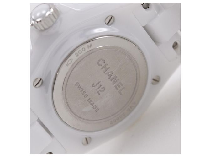 Chanel J12 Quartz Keramik und Edelstahl mit Diamant-Indizes 33 - Ansicht 4