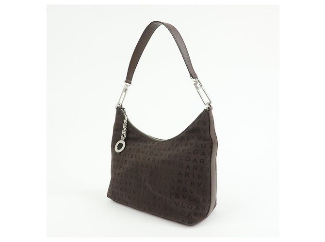 Bulgari Bvlgari Logomania Suede Marrom - vista 3