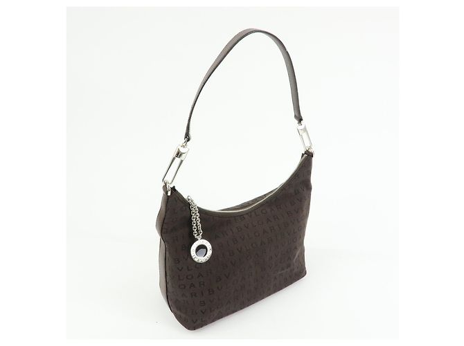 Bulgari Bvlgari Logomania Suede Marrom - vista 4
