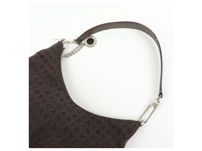 Bulgari Bvlgari Logomania Suede Marrom - vista 6