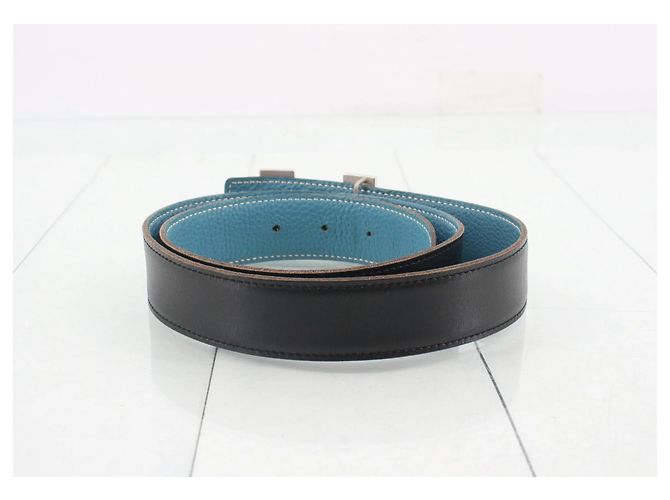 Hermès Hermes Constance Wendelgürtel Leder Medium Schwarz - Ansicht 2
