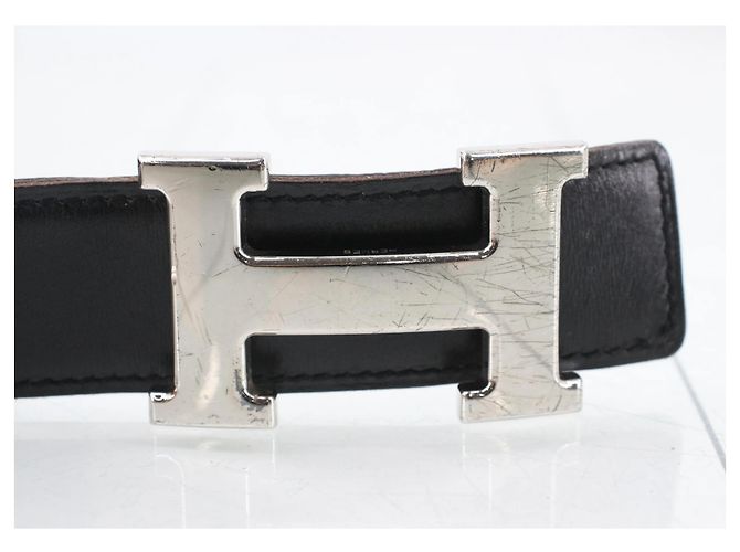 Hermès Hermes Constance Wendelgürtel Leder Medium Schwarz - Ansicht 3
