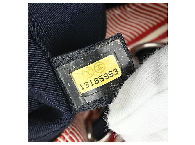 Chanel Stretch Spirit Cabas Quilted Denim Large Azul - vista 5