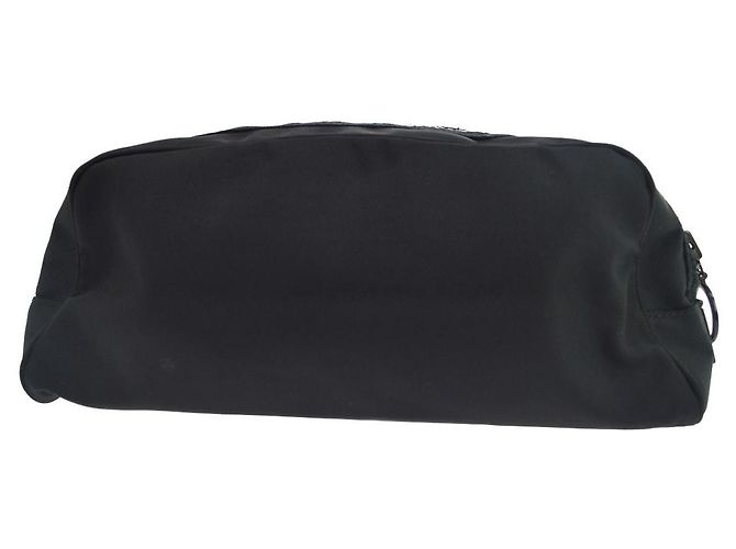 Chanel Sport Double Zip Nylon Large Negro - vista 2