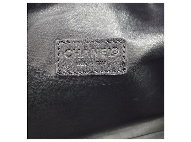 Chanel Sport Double Zip Nylon Large Negro - vista 4