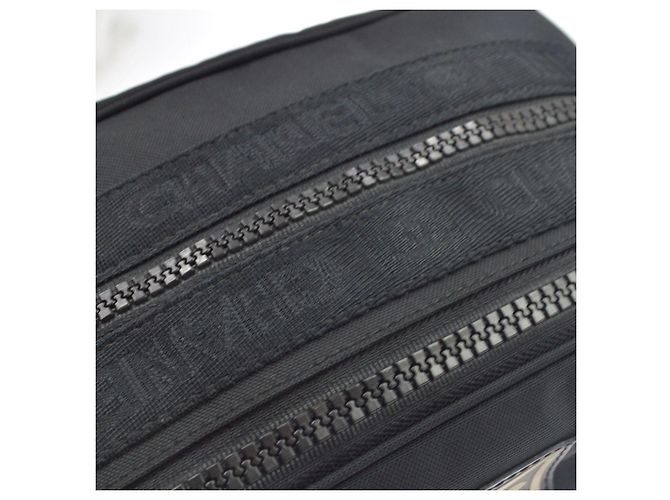 Chanel Sport Double Zip Nylon Large Negro - vista 7