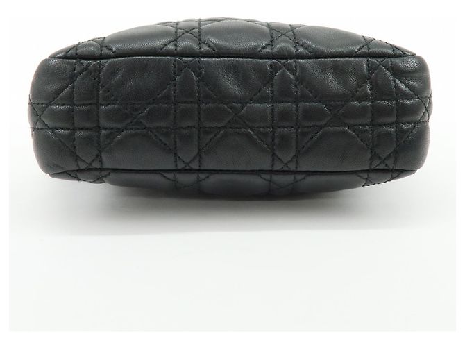 Christian Dior Lady Dior Cannage Quilt Leather Mini Nero - vista 5