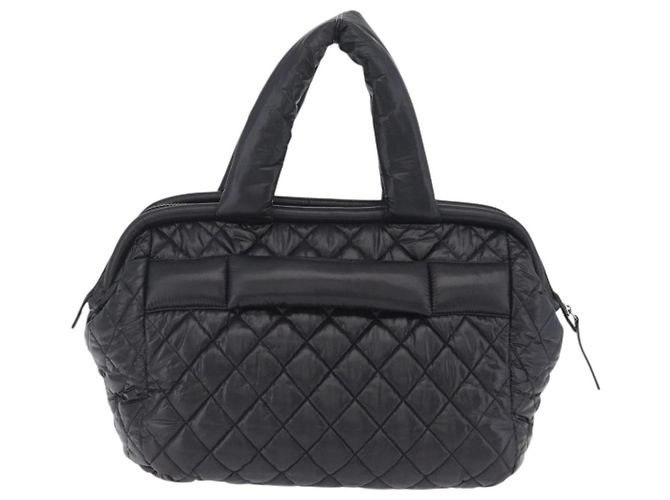 Chanel Coco Cocoon Bowling Quilted Nylon Medium Schwarz - Ansicht 2