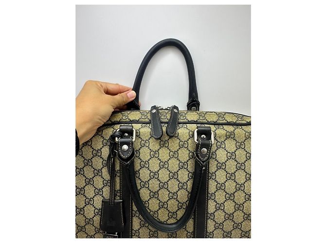 Padlock Pasta Gucci Monogram Preto Monograma - vista 5