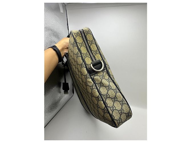 Padlock Pasta Gucci Monogram Preto Monograma - vista 6