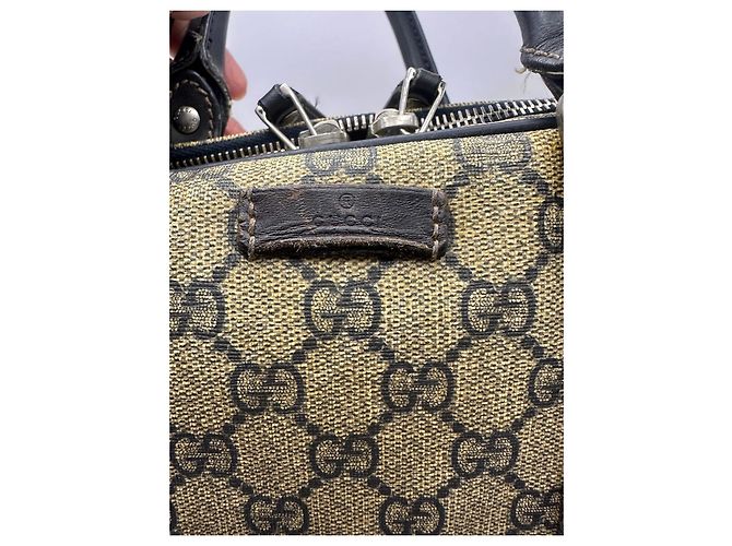 Padlock Pasta Gucci Monogram Preto Monograma - vista 9