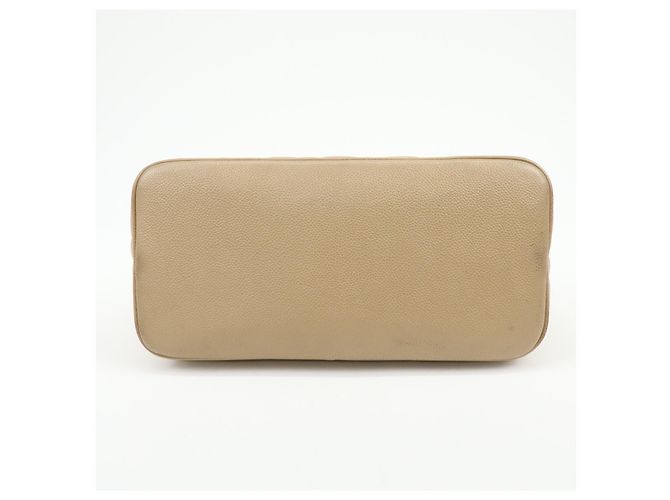 Chanel Medallion Quilted Lambskin Bege - vista 5