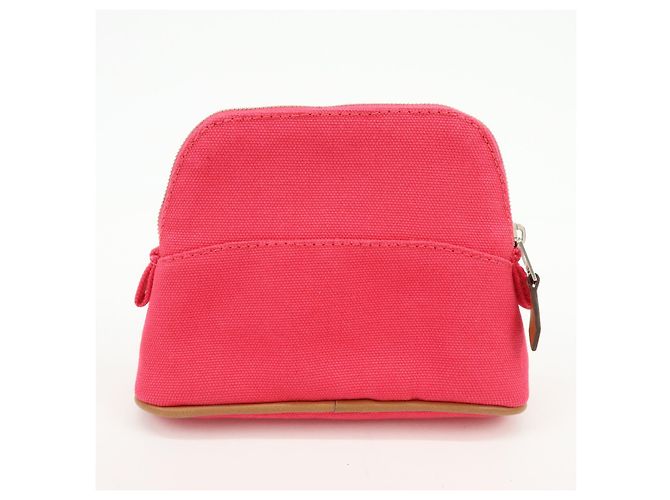 Hermès Hermes Bolide Travel Canvas Mini Rosa - vista 2