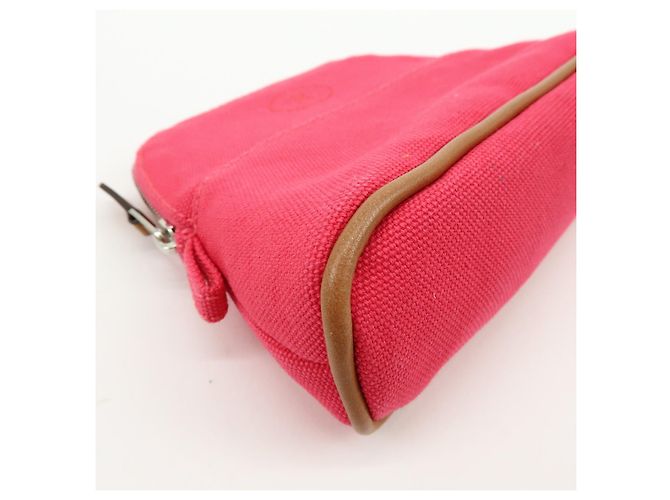 Hermès Hermes Bolide Travel Canvas Mini Rosa - vista 6