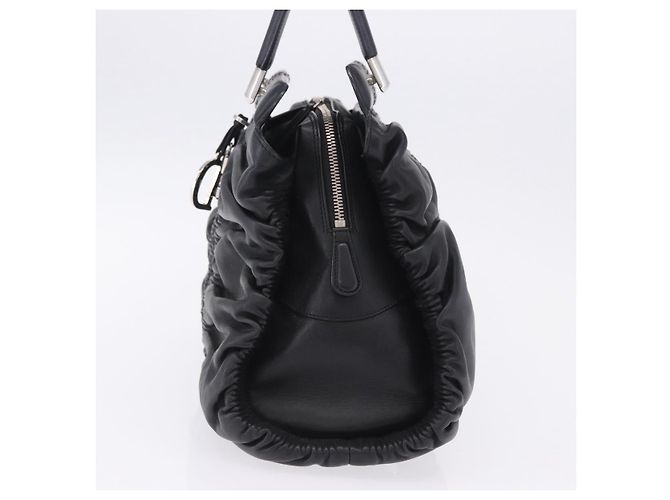 Christian Dior Karenina Lambskin Medium Schwarz - Ansicht 3