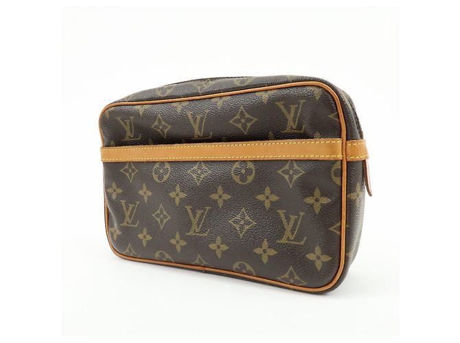 Louis Vuitton Compiegne Cosmetic Monogram Canvas 28 Castaño - vista 3