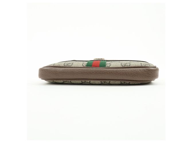 Gucci Ophidia GG Coated Canvas Mini Marrone - vista 5
