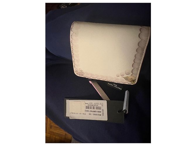 Portefeuille Marc Jacobs Rose et Blanc - vue 5