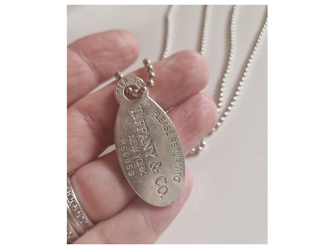 Tiffany & Co. Return to Tiffany lange Halskette aus Silber - Ansicht 4