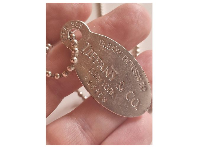 Tiffany & Co. Return to Tiffany lange Halskette aus Silber - Ansicht 6