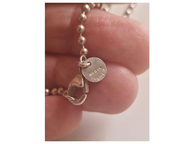 Tiffany & Co. Return to Tiffany lange Halskette aus Silber - Ansicht 7