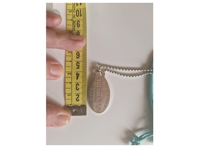 Tiffany & Co. Return to Tiffany lange Halskette aus Silber - Ansicht 9