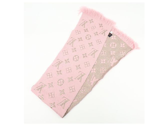 Cachecol Louis Vuitton Etoile Monogram Large Rosa - vista 3